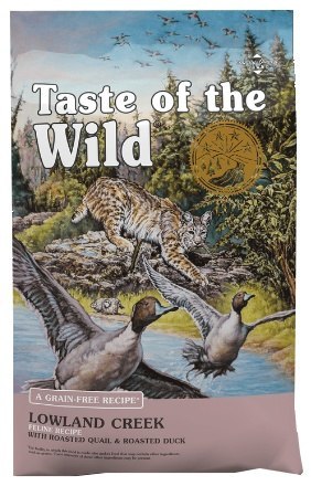 Taste of the Wild Lowland Creek Feline kaczka, przepiórka 2 kg