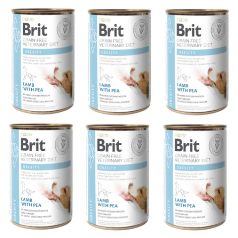 Brit Grain Free Vet Diets jagnięcina 400 g × 6