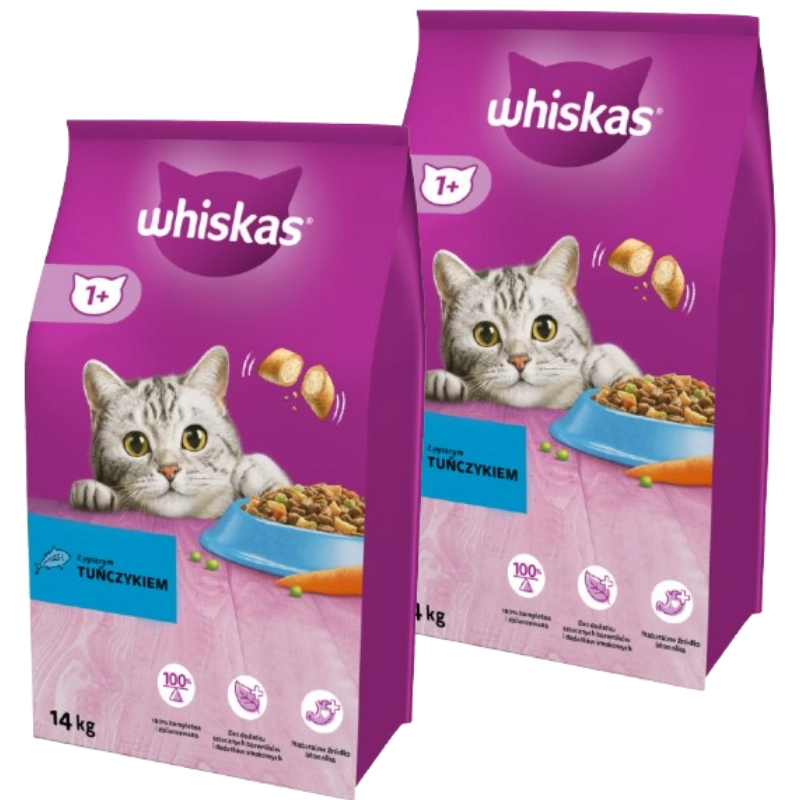 Whiskas Sterilised tuńczyk z warzywami adult 14 kg × 2