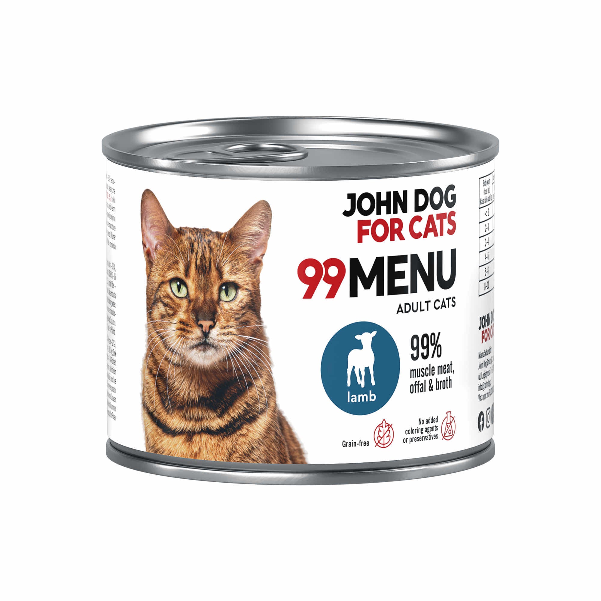 John Dog 99 Menu jagnięcina w galaretce adult 200 g