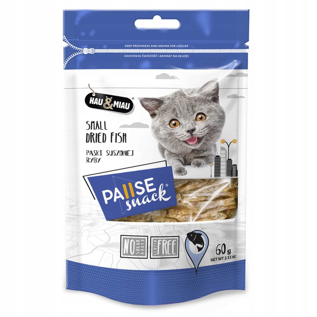 Hau&Miau Pausesnack ryby 60 g