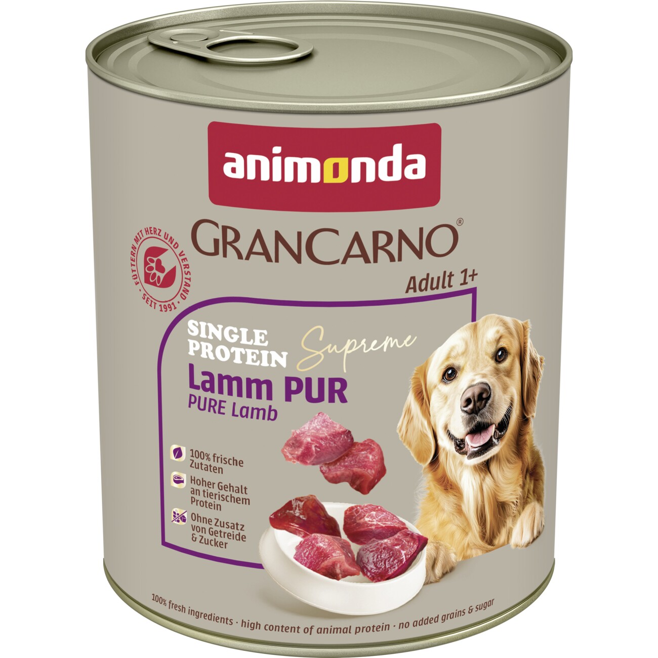 Animonda GranCarno Single Protein Supreme jagnięcina adult 800 g × 6
