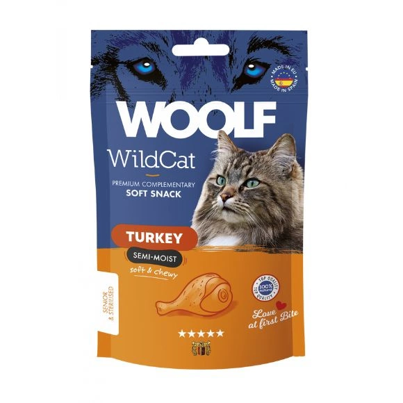 Woolf WildCat indyk półwilgotne 50 g