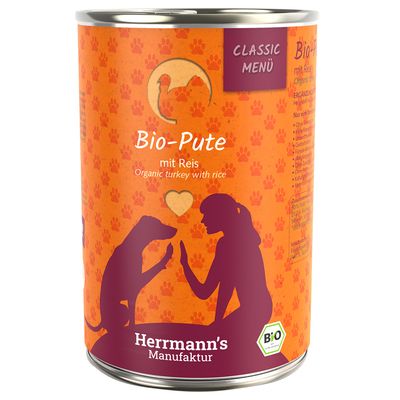 Herrmann's indyk z ryżem 400 g × 24