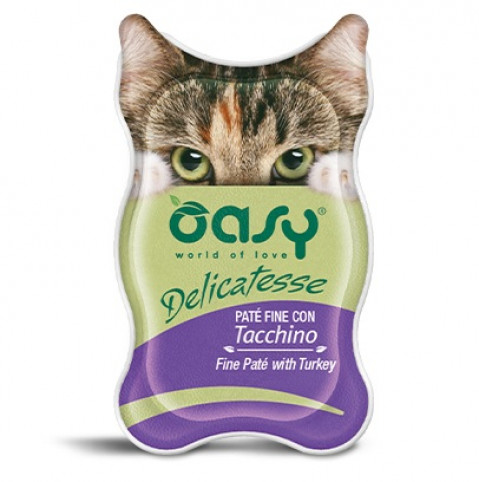 Oasy Delicatesse indyk pasztet adult 85 g