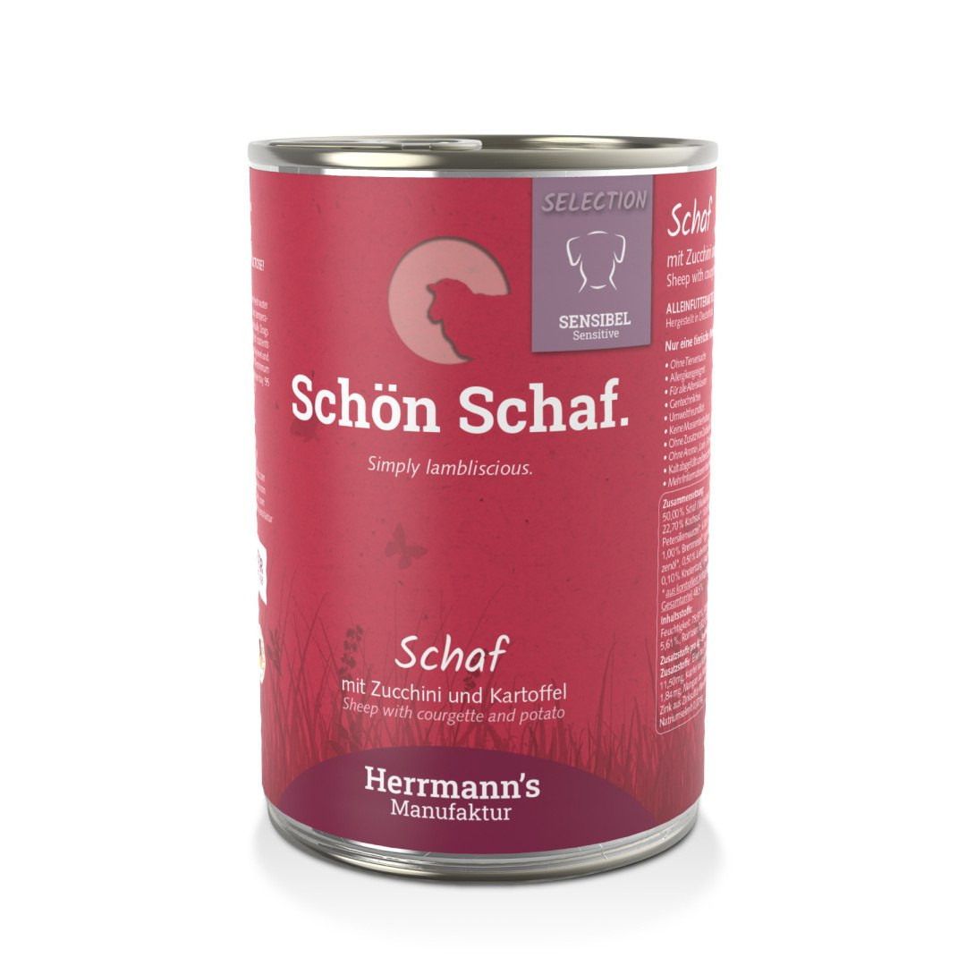 Herrmann's Selection Sensitive baranina z cukinią 400 g