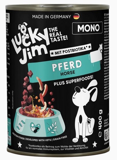 Lucky Jim Mono konina adult 400 g