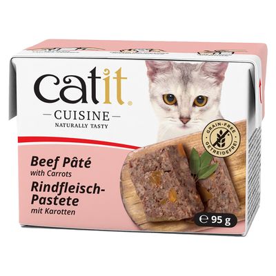Catit Cuisine wołowina z marchewką pasztet 95 g × 12