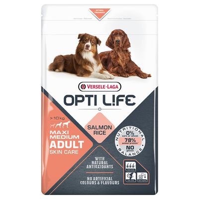 Versele-Laga Opti Life łosoś adult średnie i duże rasy 12.5 kg × 2