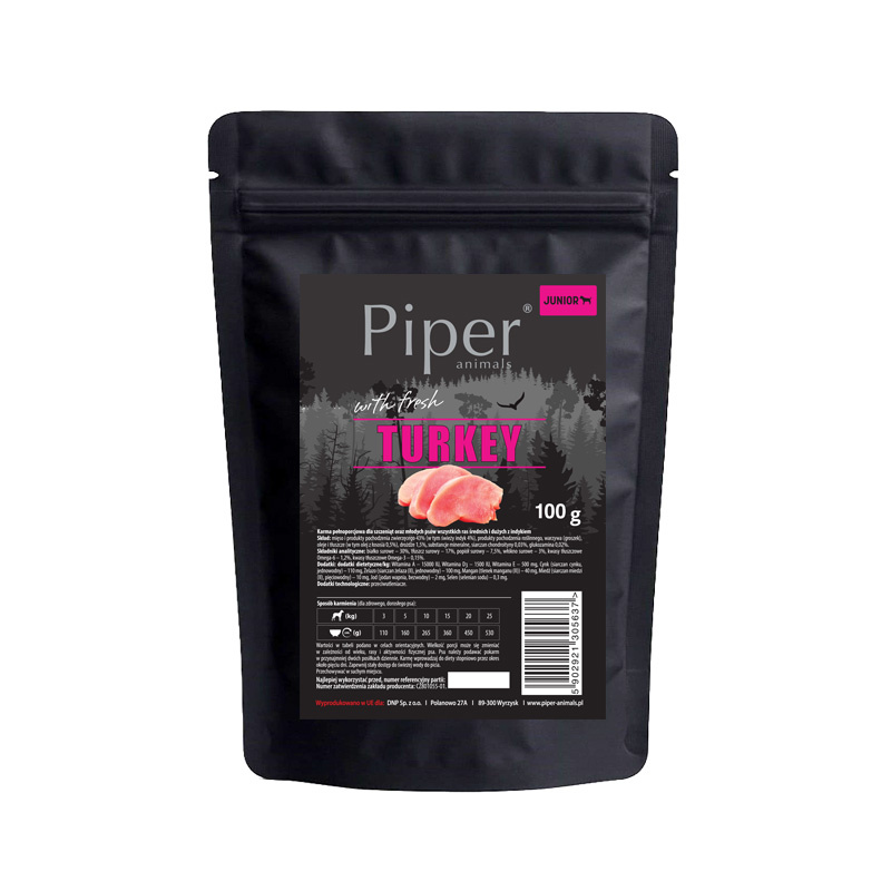 Piper Animals indyk junior 100 g