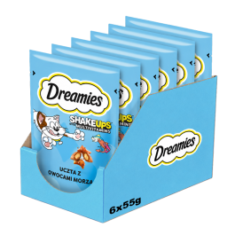 Dreamies ShakeUps mix smaków 55 g × 6