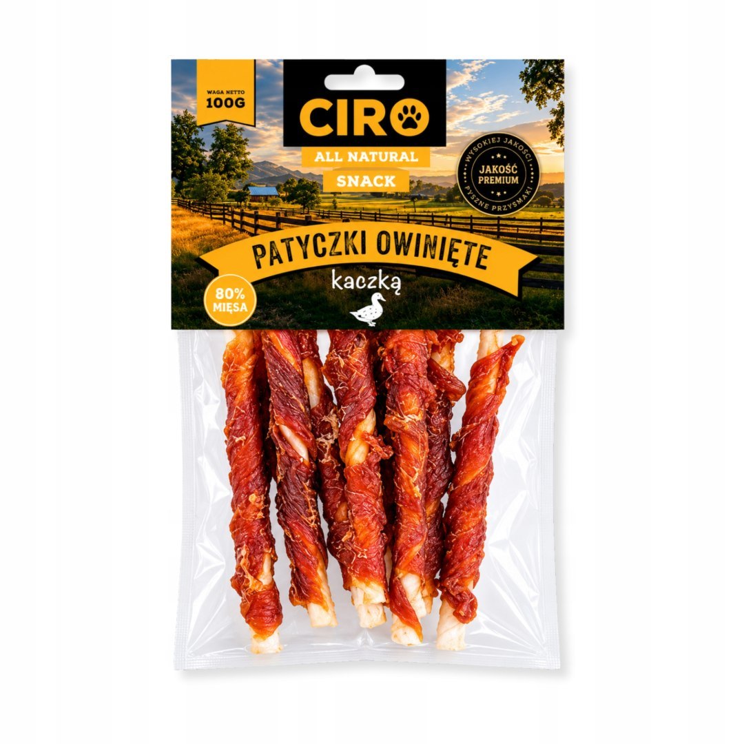 Ciro Patyki owinięte kaczką 100 g