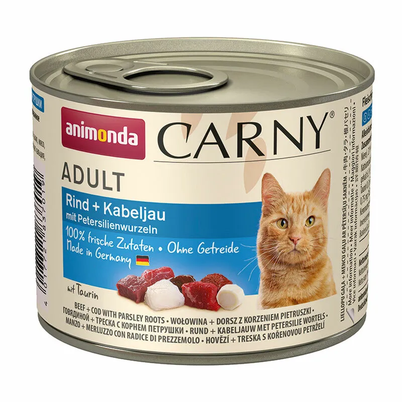 Animonda Carny dorsz z korzeniem pietruszki pasztet adult 200 g