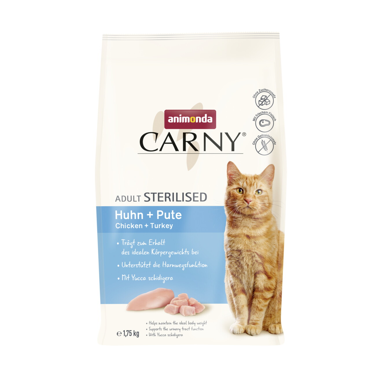 Animonda Carny Sterilised indyk, kurczak adult 1,75 kg