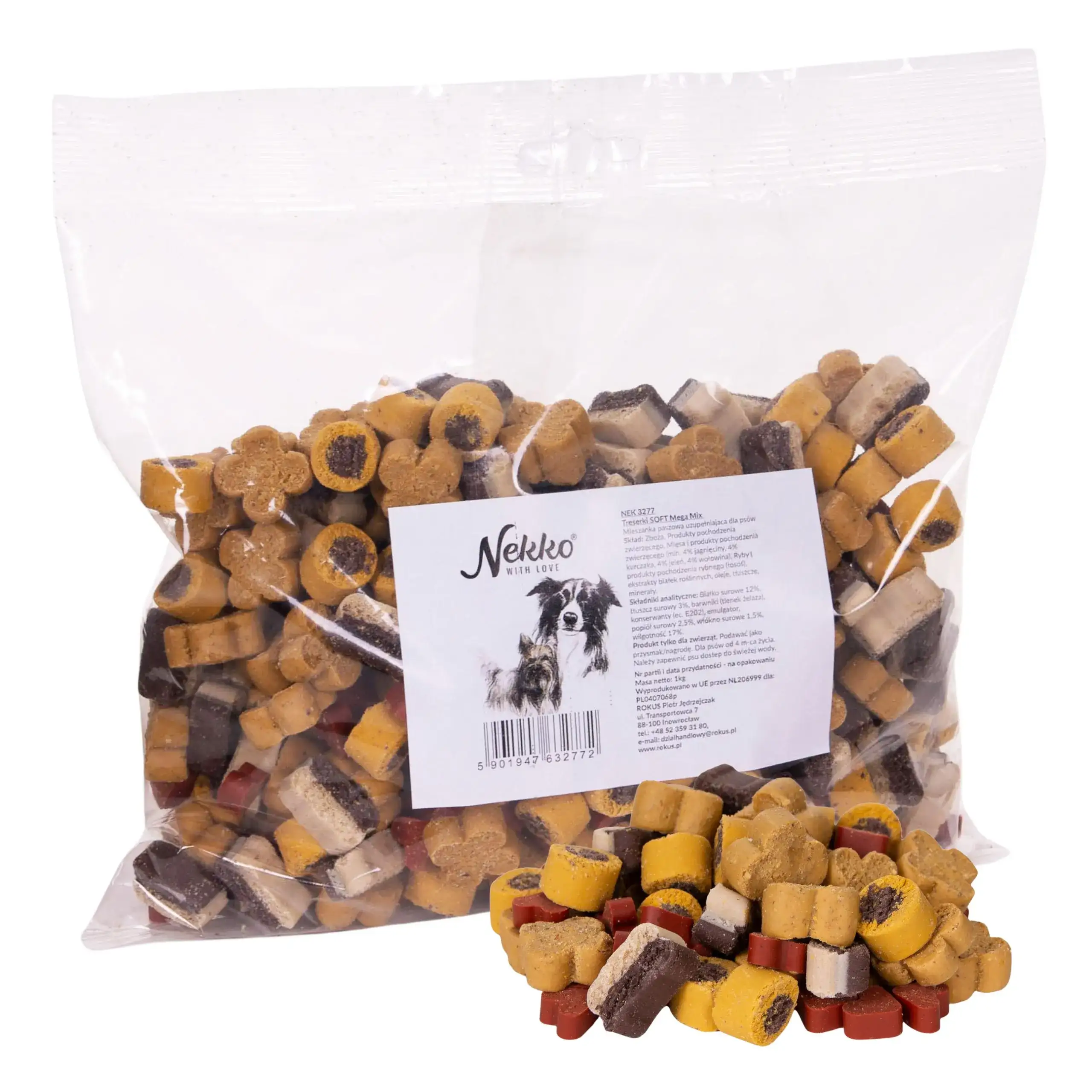 Nekko Treserki Soft mix mięsny 1 kg