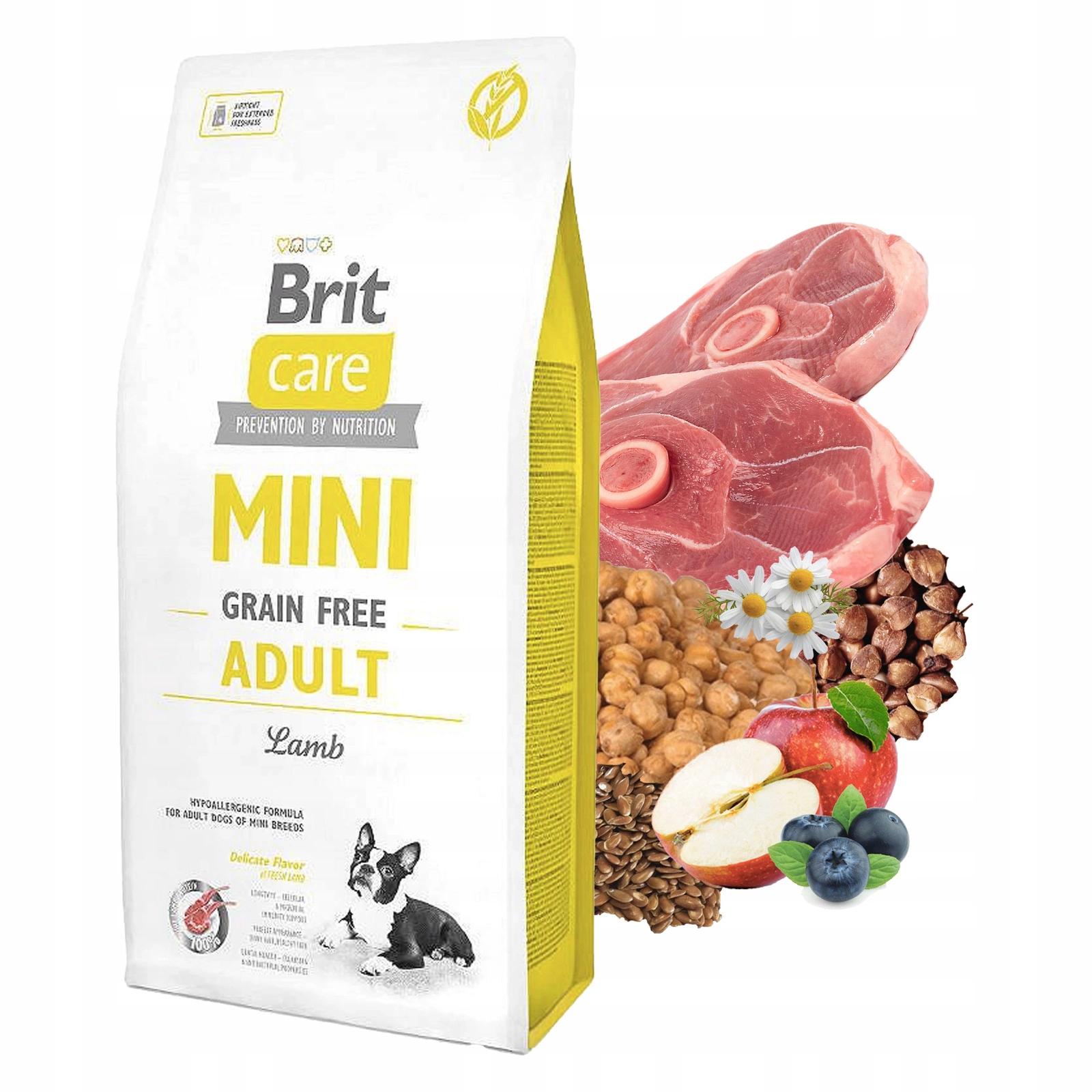Brit Care Mini Grain Free jagnięcina małe rasy 7 kg