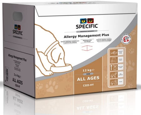 Specific Allergen Management Plus dorsz 4 kg × 3