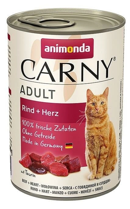 Animonda Carny serca, wołowina w galaretce adult 400 g