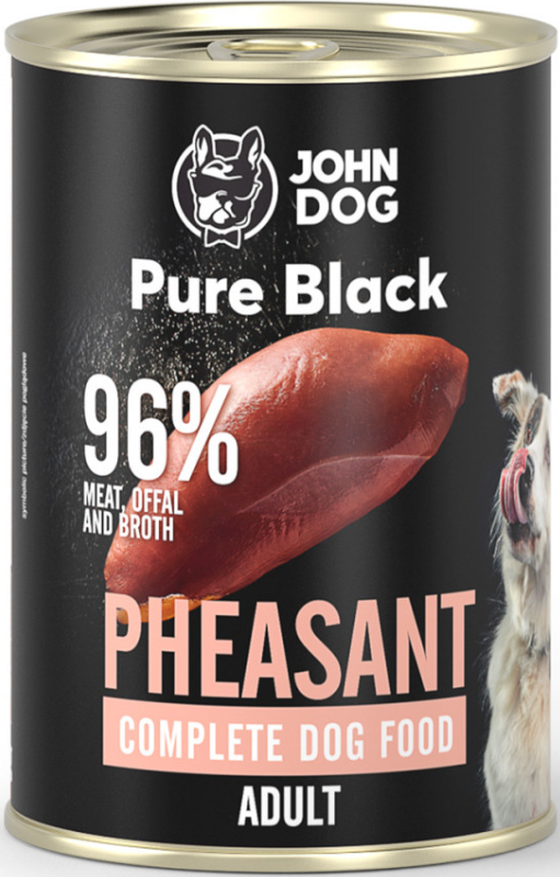 John Dog Pure Black bażant adult 400 g