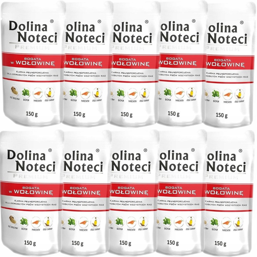 Dolina Noteci Premium wołowina adult 150 g × 10