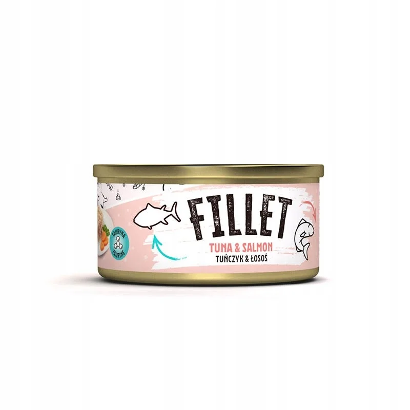 Mr. Bandit Fillet tuńczyk, łosoś w bulionie adult 80 g
