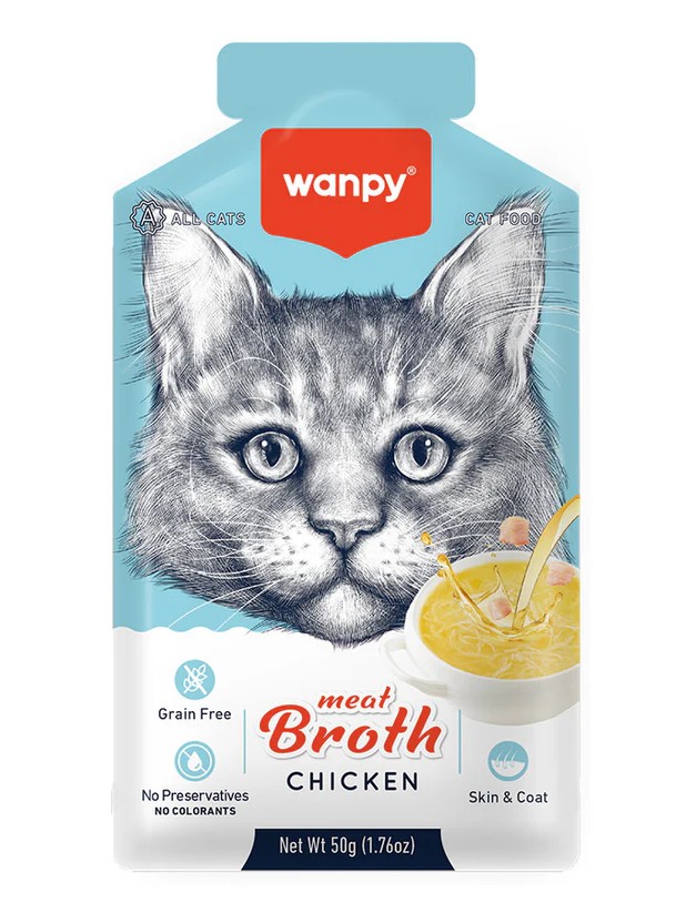 Wanpy Meat Broth kurczak w bulionie 50 g