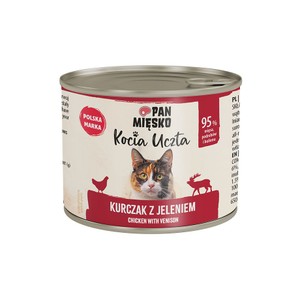 Pan Mięsko Kocia Uczta kurczak z jeleniem adult 200 g