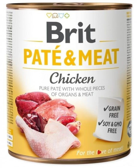 Brit Pate & Meat kurczak 800 g
