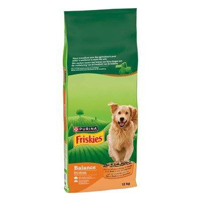 Purina Friskies Balance kurczak, wołowina adult 12 kg