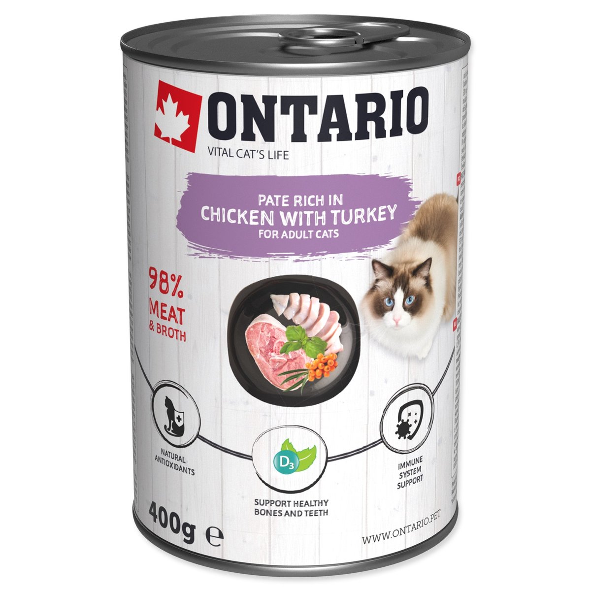 Ontario kurczak, indyk pasztet 400 g