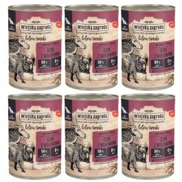 Wiejska Zagroda Leśne Smaki dzik, wołowina adult 400 g × 6
