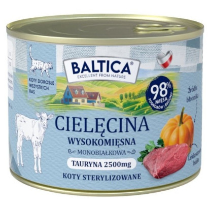 Baltica cielęcina adult 185 g