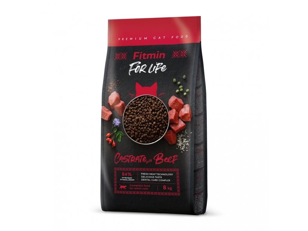 Fitmin For Life Sterilised wołowina adult 8 kg