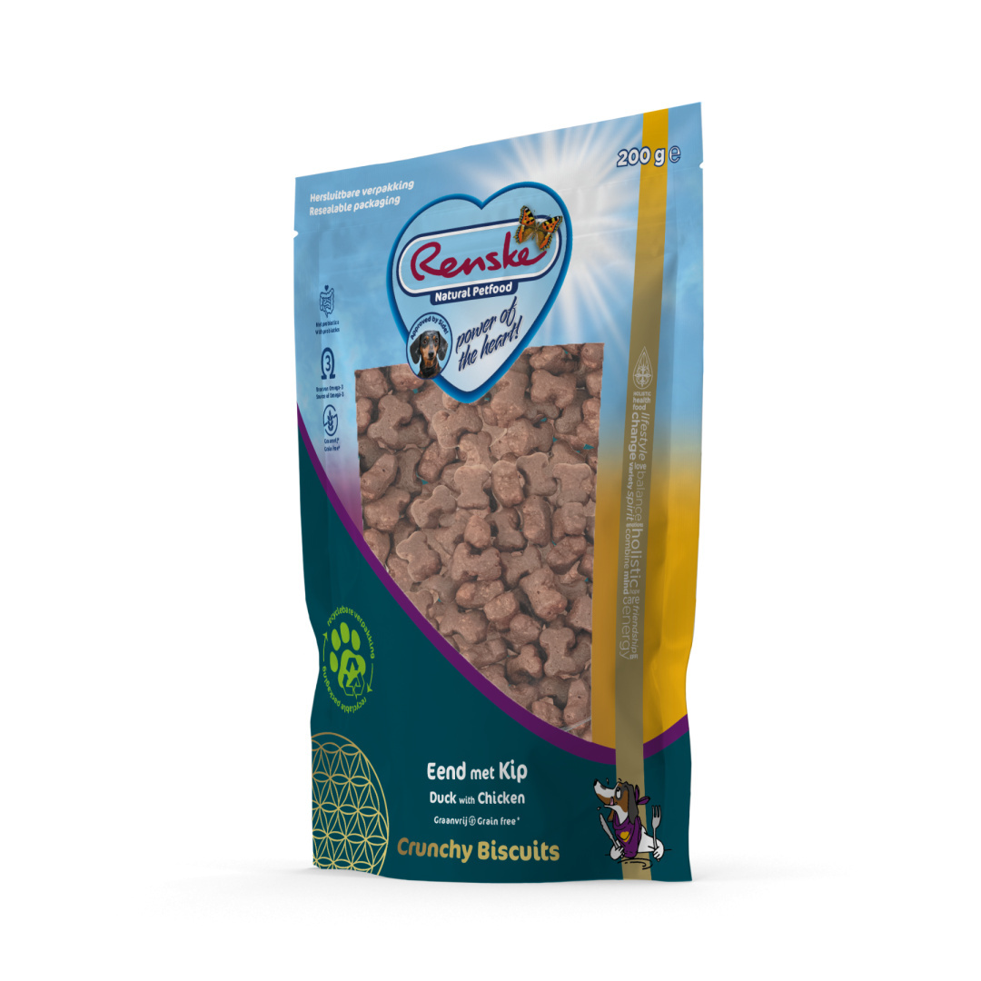 Renske Crunchy Biscuits kaczka, kurczak 200 g