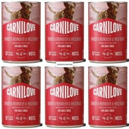 Carnilove dzik, indyk, renifer adult 400 g × 6