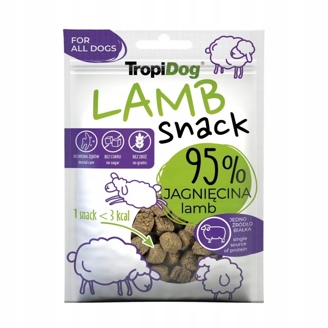 Tropidog Snack jagnięcina 70 g