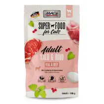 MAC's SUPER FOOD for Cats cielęcina, wołowina kawałki adult 100 g