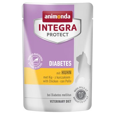Animonda Integra Protect Diabetes mix smaków adult 85 g × 24