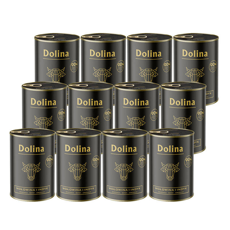 Dolina Noteci indyk, wołowina 400 g × 12