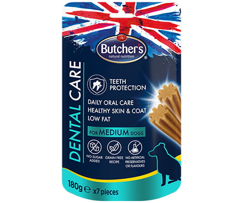 Butcher's Dental Care średnie rasy 180 g