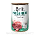 Brit Pate & Meat dziczyzna 400 g × 24