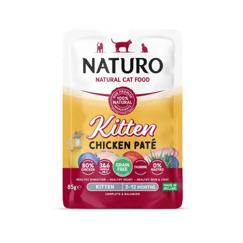 Naturo Grain Free kurczak kitten 85 g