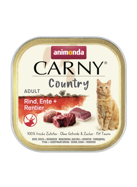 Animonda Carny Country wołowina, kaczka, renifer pasztet adult 100 g