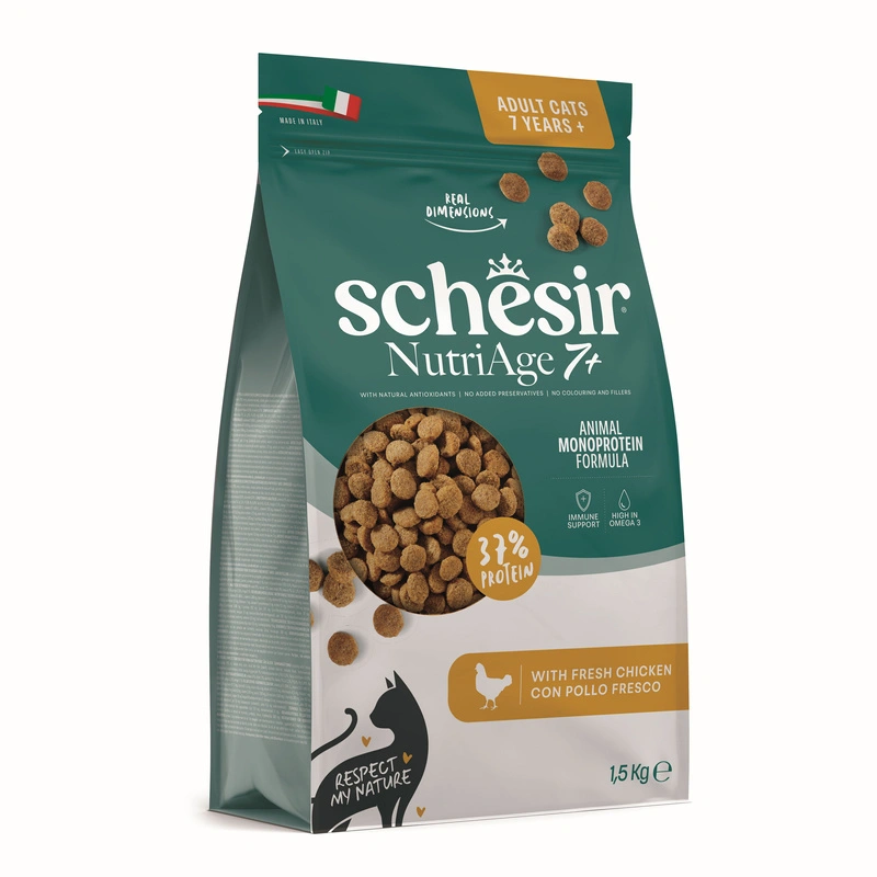 Schesir Animal Monoprotein Formula kurczak senior 1,5 kg