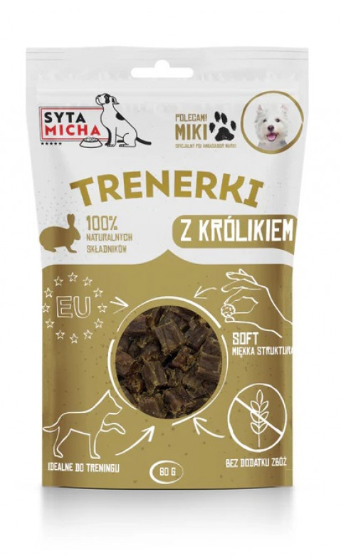 Syta Micha Trenerki królik 80 g
