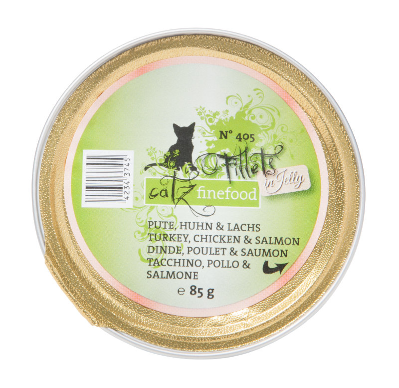 Catz Finefood indyk, kurczak, łosoś kawałki 85 g