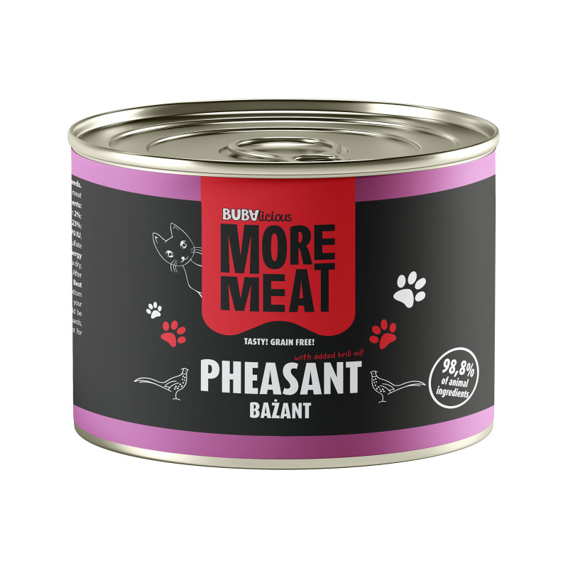 Buba More Meat bażant pasztet adult 185 g