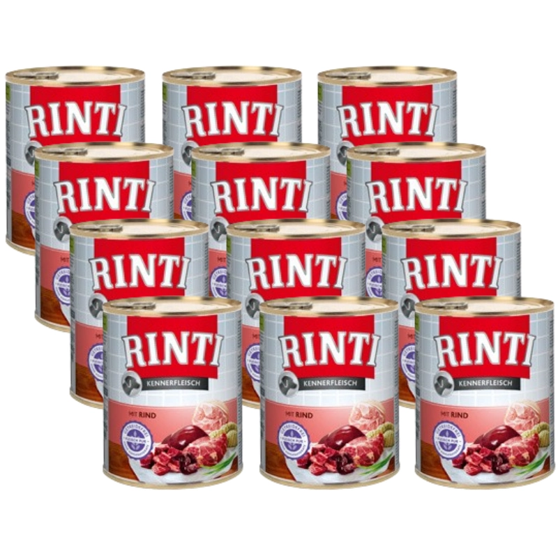 Rinti Kennerfleisch wołowina adult 800 g × 12