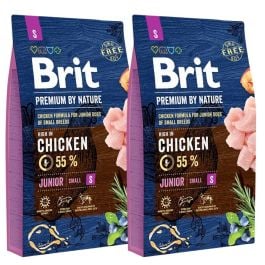 Brit By Nature kurczak puppy małe rasy 8 kg × 2
