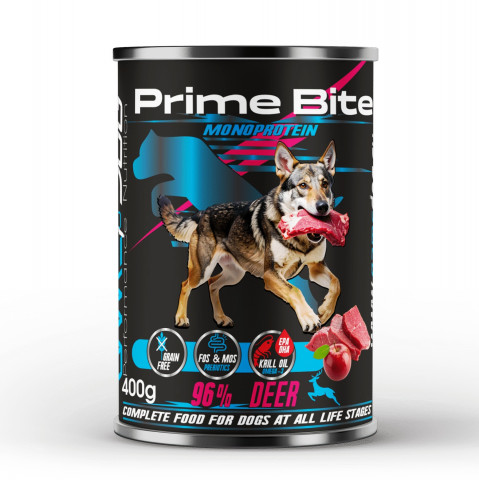 Game Dog Prime Bite jeleń z jabłkiem 400 g